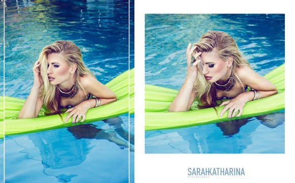 Pool-Shooting mit Fotografin Sarah Katharina und Make-up Artist Dana Vuck